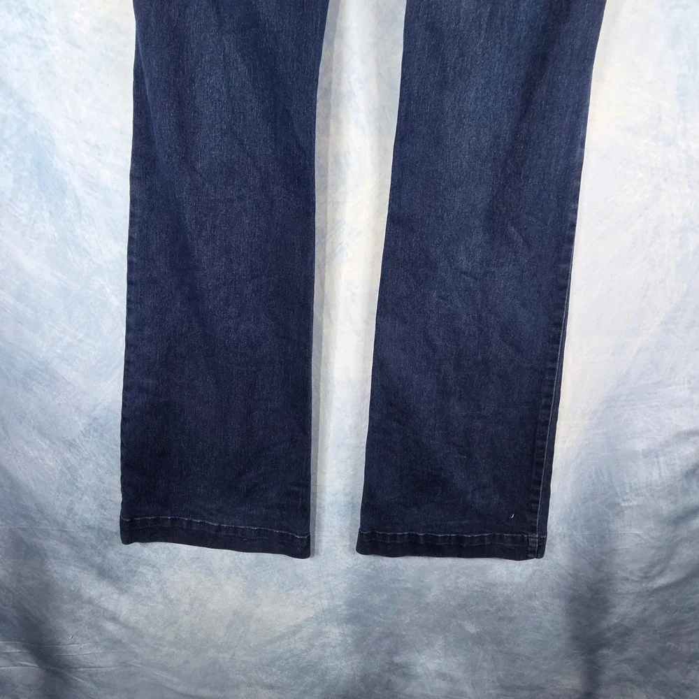 Free People Flare Jeans Dark Wash Indigo Denim Women Size 25 6185-16515125
